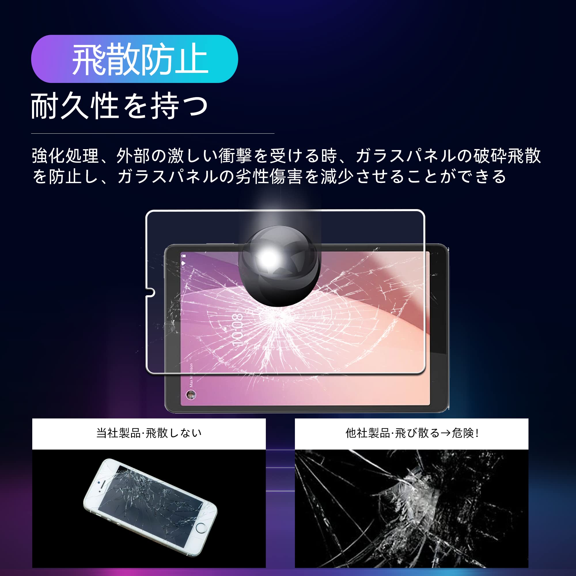 Lenovo Tab M8 3rd Gen 画面保護フィルム Amazon.co.jp: Lenovo Tab M8 (4th Gen) / M8 (3rd Gen) 用の